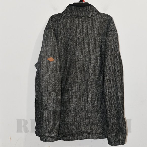GREY/BLACK  NWT Orvis 1/4 zip Men’s Fleece Lined Pullover - Picture 5 of 8